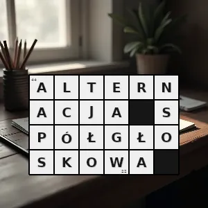 Hasło krzyżówkowe dyspalatalizacja - alternacja spółgłoskowa – rozwiązanie, synonimy, podpowiedzi i definicje krzyżówkowe